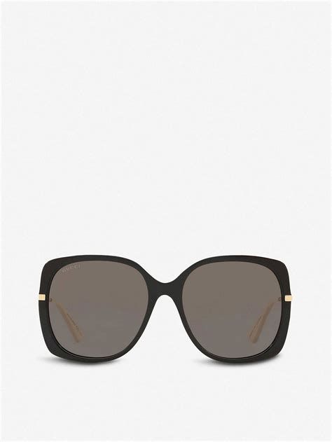 gucci - gg0511s - shiny black - metal|Gucci GG0511S Sunglasses .